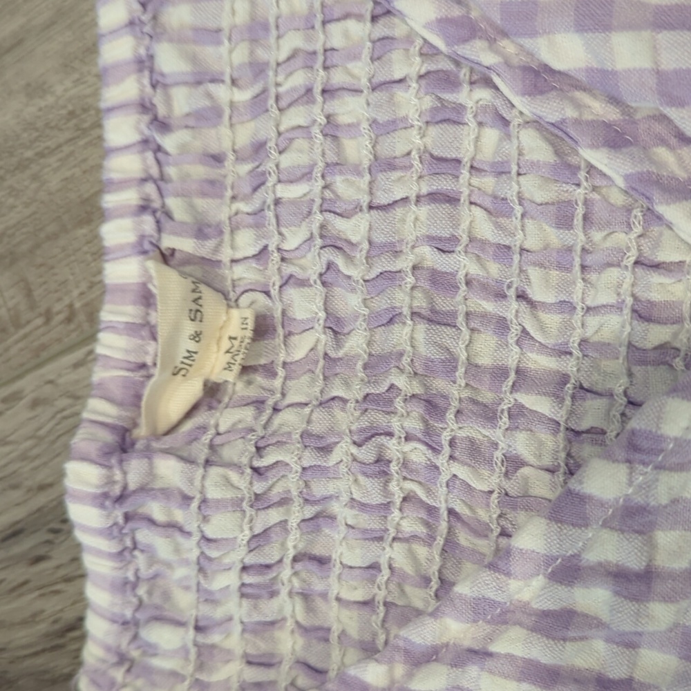 Sim&Sam Lavender Cropped Top - Picture 4 of 8